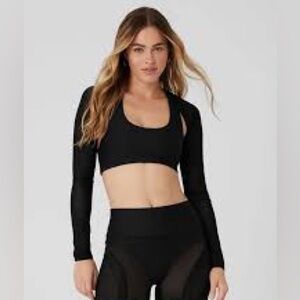 Alo Yoga Mesh Shrug NWT